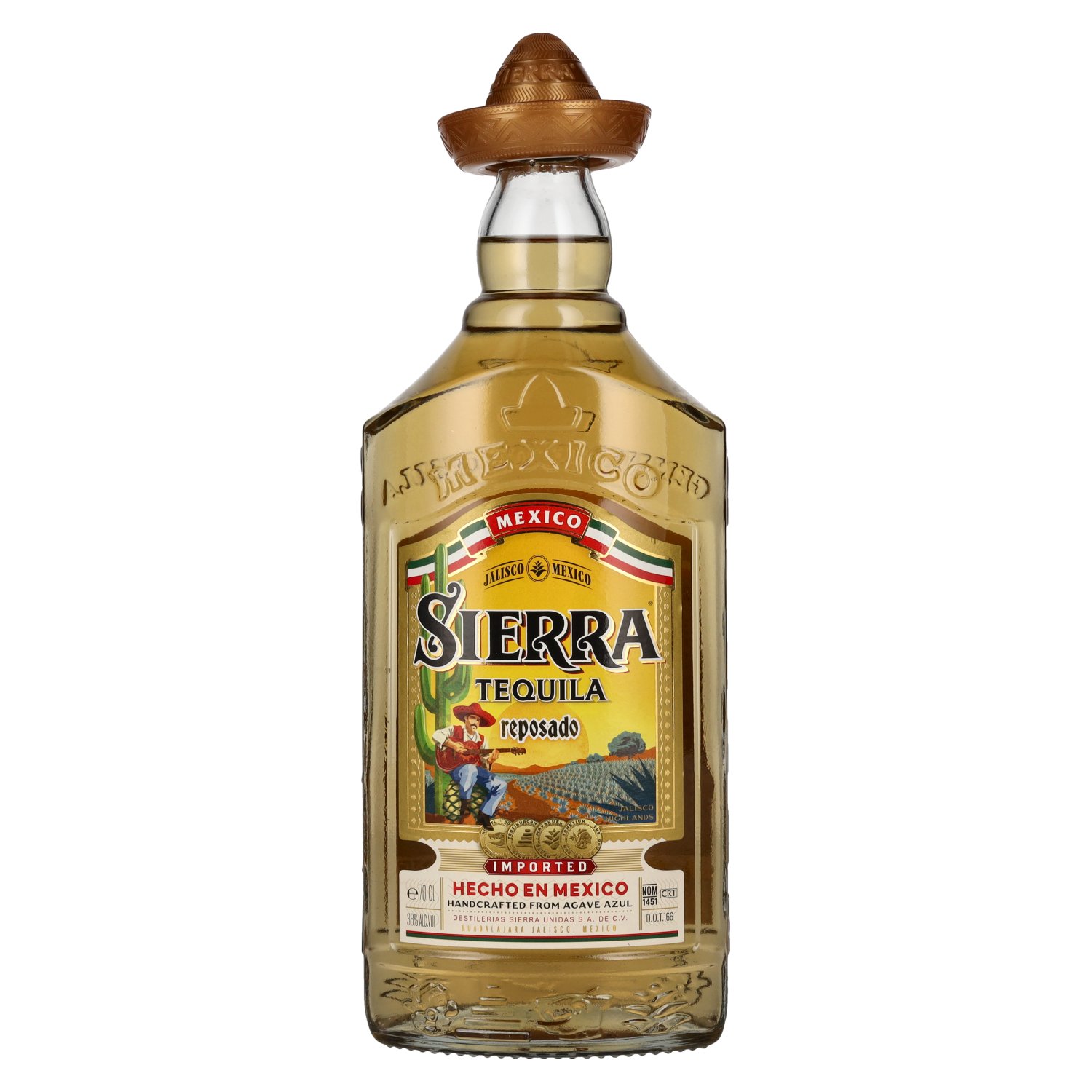 Sierra Tequila Reposado 38% Vol. 0,7l – Mediterranean Wholesale Malta | Tequila